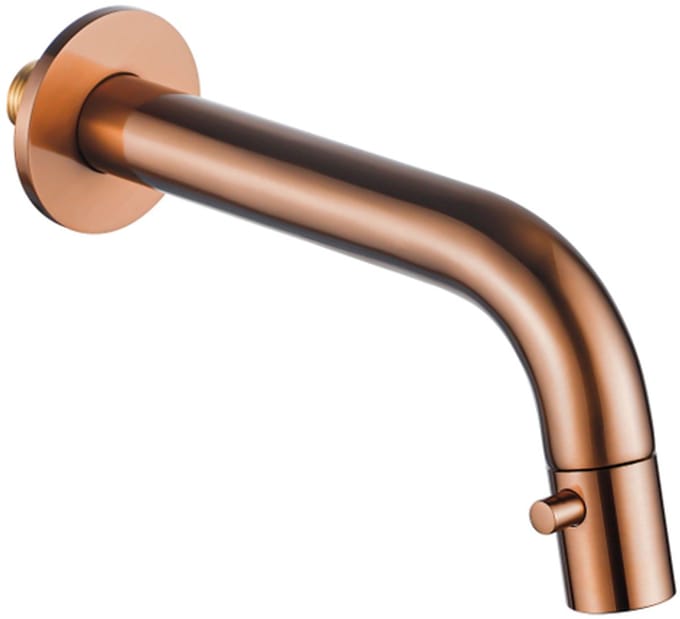 Fugaflow Eccelente Arredo Fonteinkraan - inbouw - uitloop 18cm - inkortbaar - PVD - geborsteld koper -