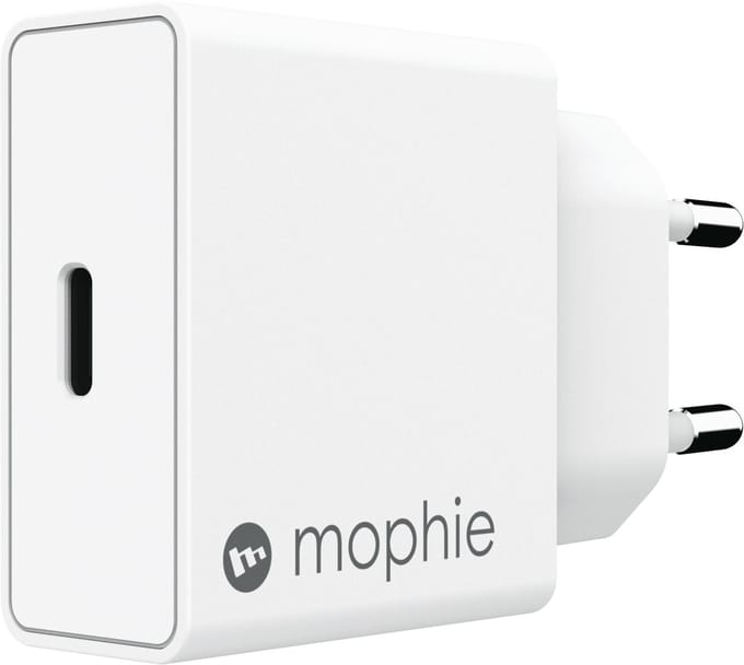 Mophie USB-C 18W Fast Charge Thuislader Wit