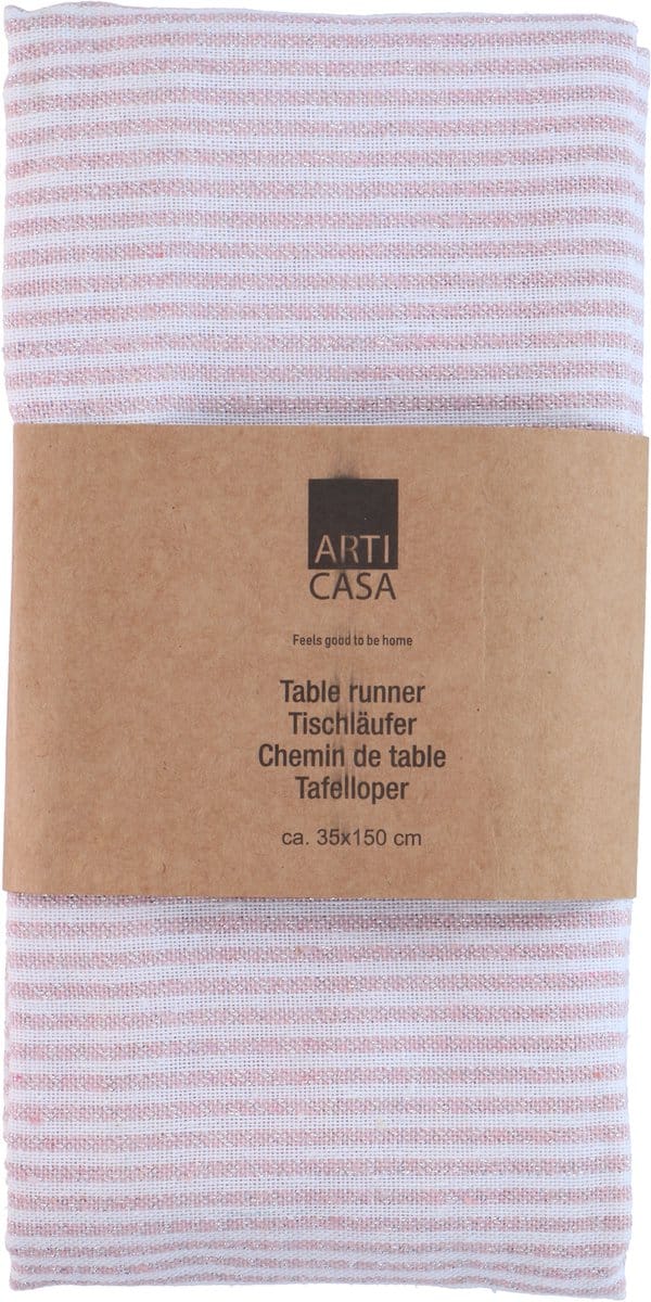 Table runner stripe lurex oran