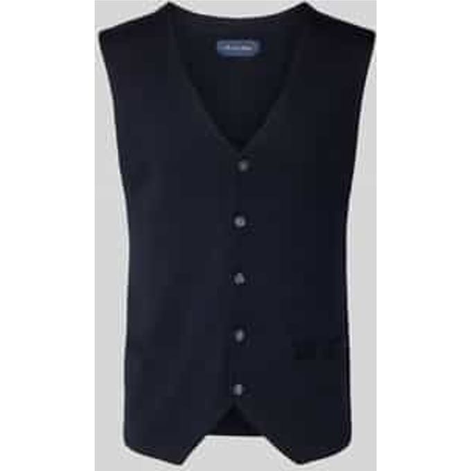 Wollen gilet met V-hals