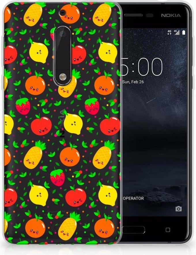 Nokia 5 Siliconen Case Fruits