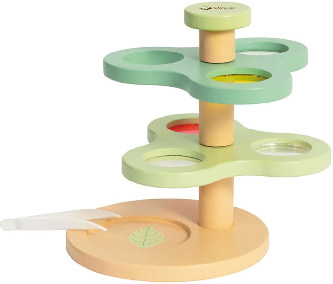 CLASSIC WORLD Microscoop 2in1 vergrootglas voor kinderen Verkenning van de wereld van de natuur