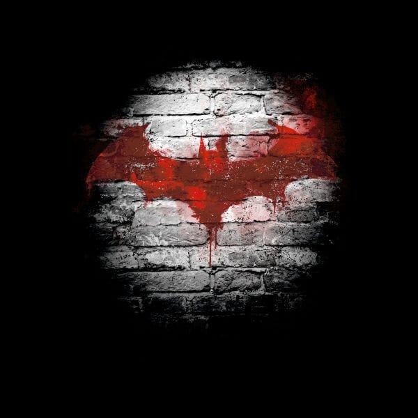 DC Comics Batman Logo Wall Dames T-shirt - Zwart - L