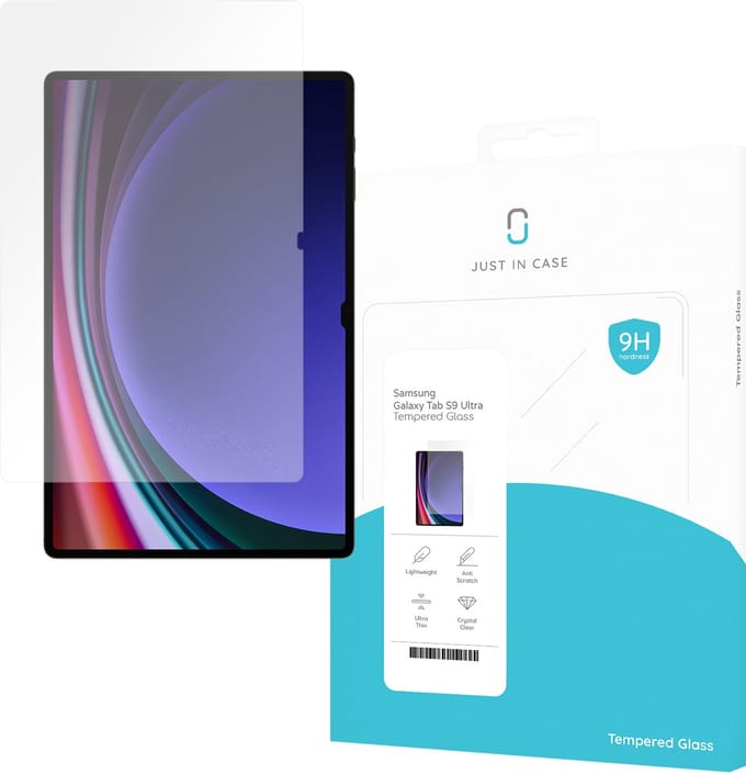 Just in Case screenprotector geschikt voor Samsung Galaxy Tab S11 Ultra / S10 Ultra / Tab S9 Ultra 14.6 inch - Screenprotector Tablet Glas