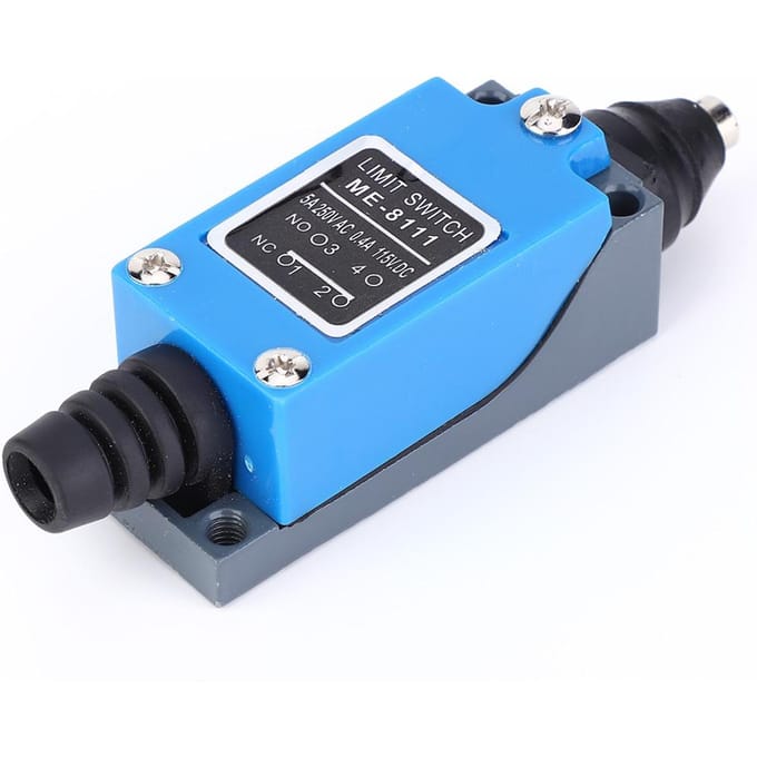 ME 8111 Eindschakelaar 250VAC 50 60Hz 115VDC Verstelbare Rolhefboom Microschakelaar 10 x 2.8 x 2.5cm