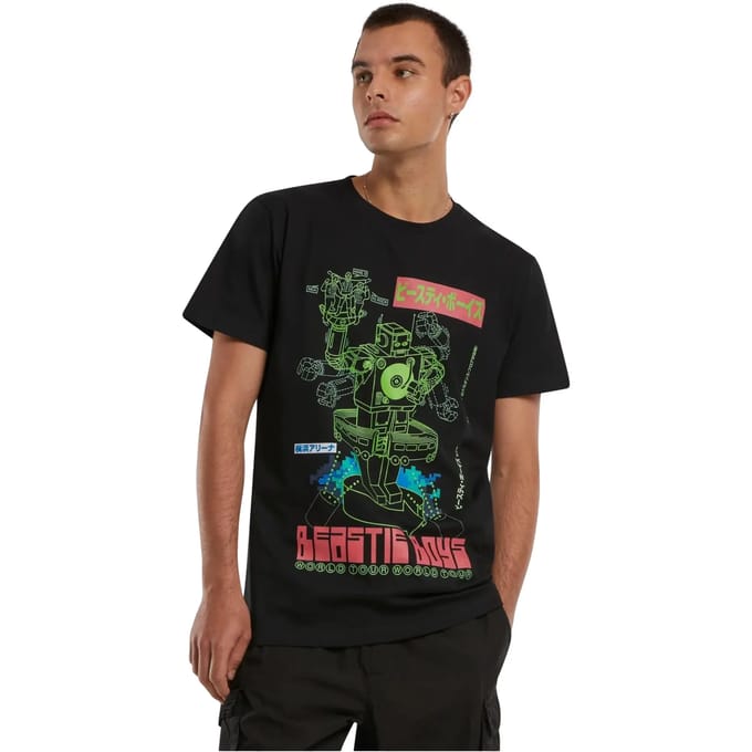 Mister Tee - Robot Heren Tshirt - XL - Zwart