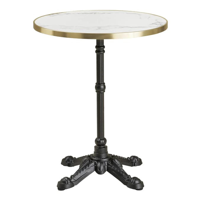 House Nordic Bistrotafel - Rond Marmerlook - Ø60x74cm