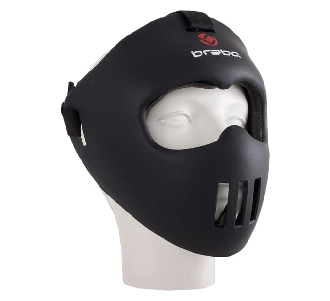 Brabo Brabo Facemask Jr - Spelersmasker - Zwart