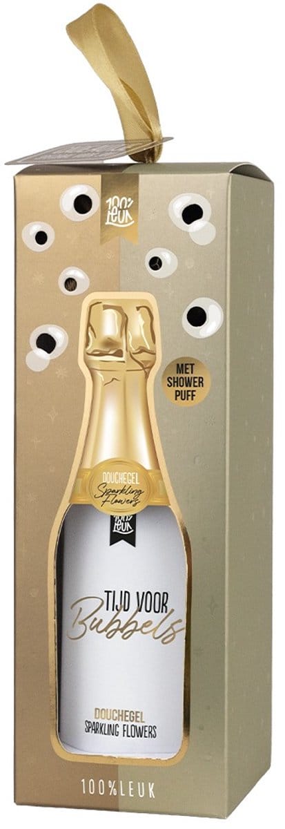 100%LEUK - Douchegel - Tijd voor bubbels