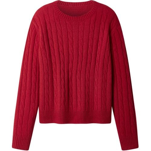 ESMARA Gebreide dames trui (Rood, S (36/38))