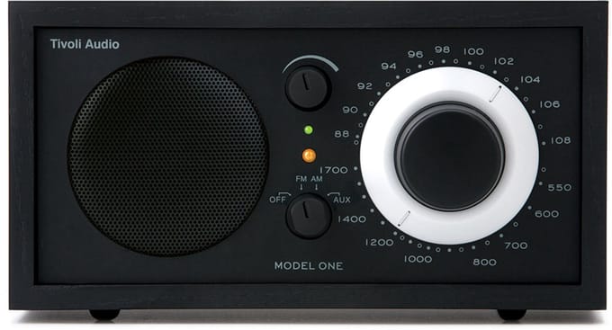 Tivoli Audio - Model One - FM/AM Radio - Zwart/Zwart/Zilver