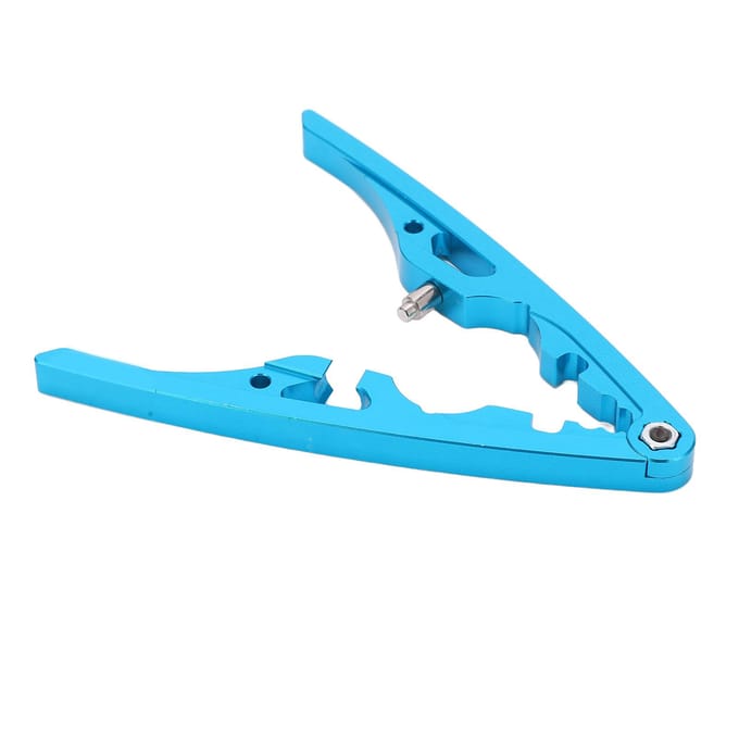 RC Schokbrekertang Aluminiumlegering Multifunctionele Schokbrekertang Klem Tang voor Tamiya Modelauto blue