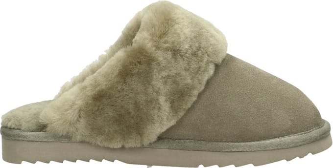 Pantoffels Warmbat Flurry Pantoffels Open - taupe - Maat