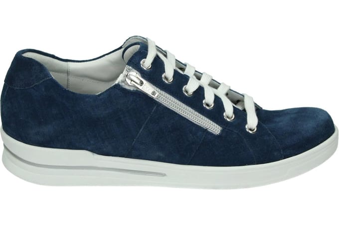 Durea - 6224 E - Lage sneakersDames sneakers - Kleur: Blauw - Maat: 38.5