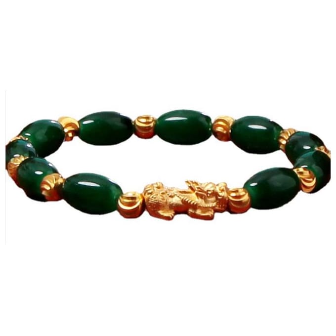 Gelukkige vrouwen Jade Bixie armband 3D PiYao armband groen