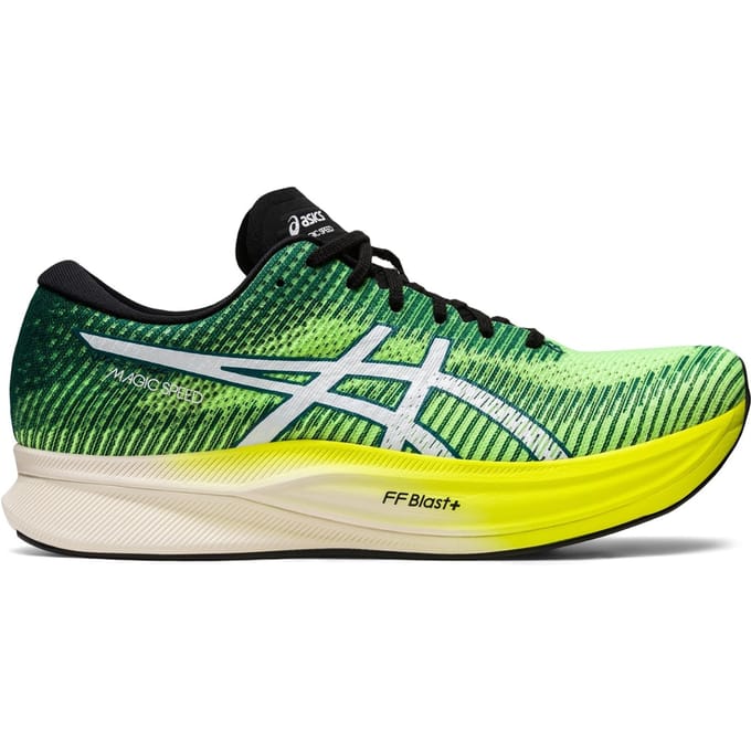 ASICS Magic Speed 2 Heren - Sportschoenen - Hardlopen -  - geel/blauw