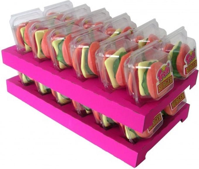 Trolli Gummi Burger - 24 x 50 Gram