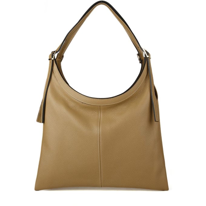 Giulia Monti Handtas Licht Taupe
