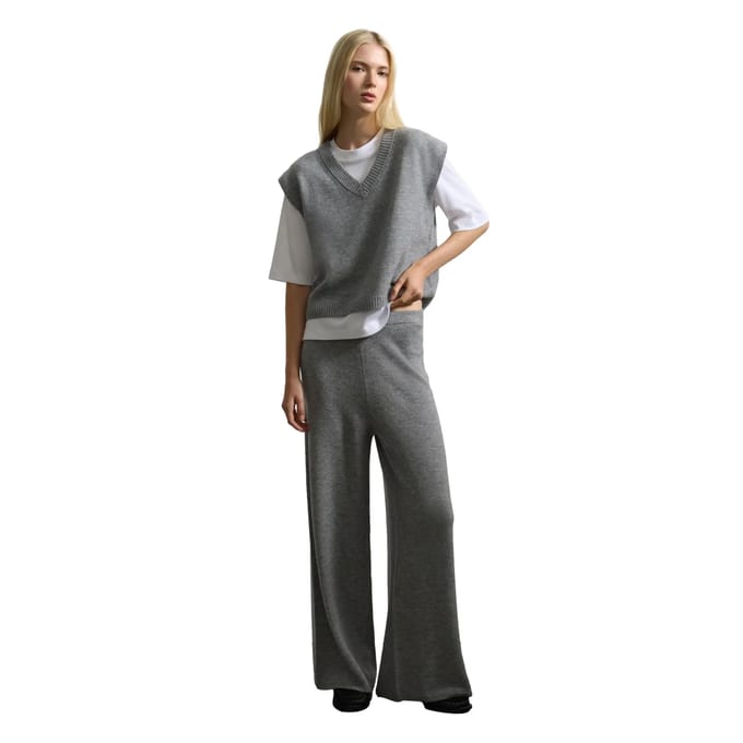 Pure Wool Broek Dames Stefanel Regular Fit