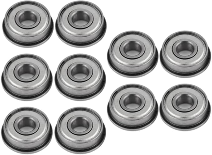 Dailygoods - Miniatuur Flenslagers 8x22x7mm, Set van 10