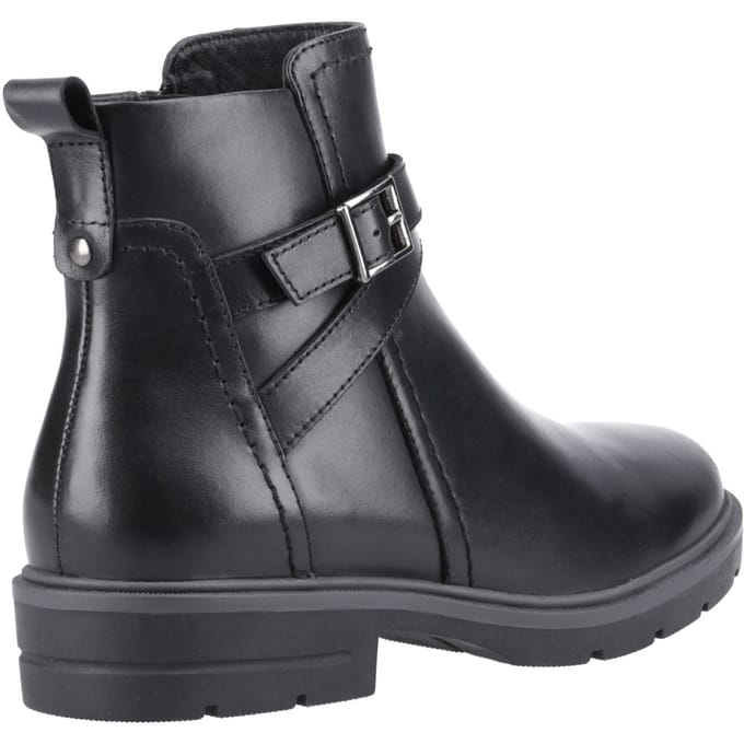 Hush Puppies Tove Leren Dames Zwarte laarzen