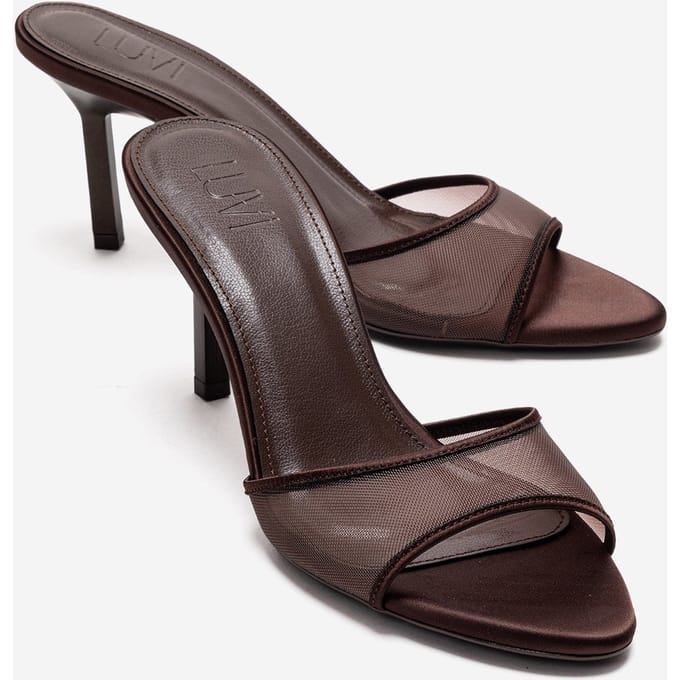 Monroe Stiletto Mesh Sandaal