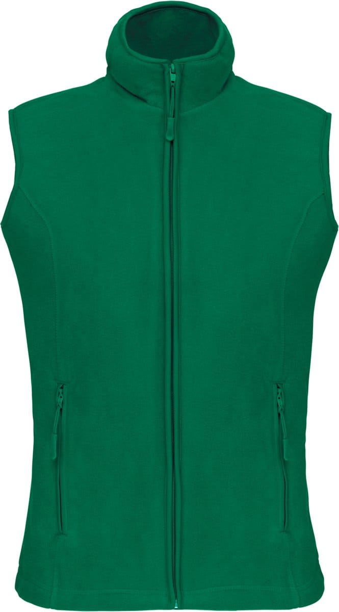 Kariban Bodywarmer van microfleece dames K906 - Kelly Green - XS