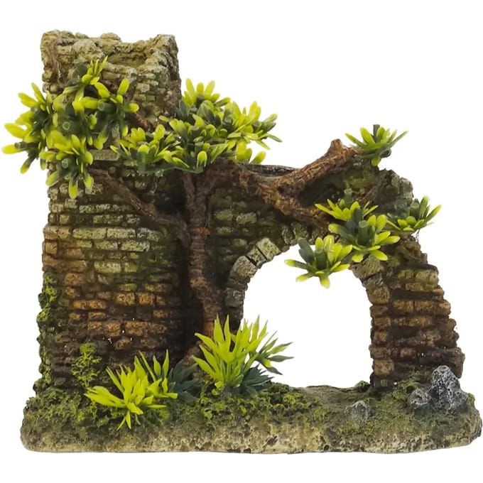 Aquarium decoratie Nobby Pet Turm Mit Bogen