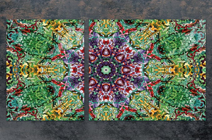 TMK ArtDeko - Snijplank van gehard glas - 100x52 cm - Multifunctioneel