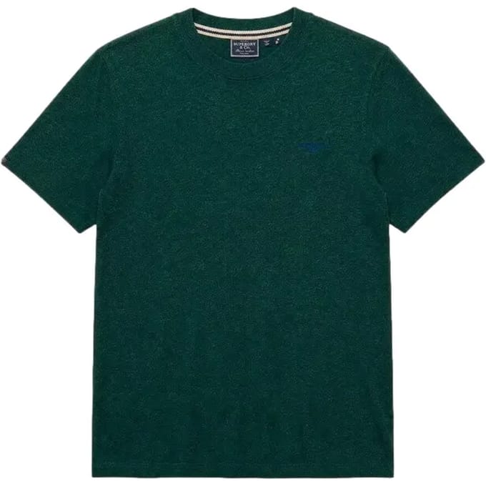 Superdry - Essential Gestapeld Logo Geborduurde T-shirt - Heren - T-shirts