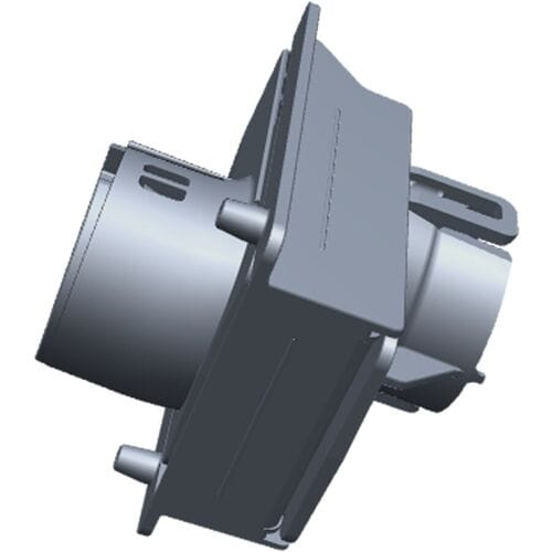 AEG ventilatierooster, bodem, grijs 140210458018