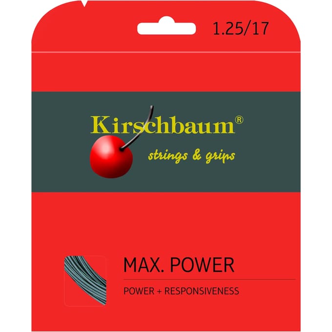 Kirschbaum Max Power Set Snaren 12m-Antraciet
