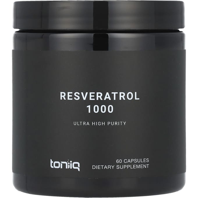 Toniiq, Resveratrol 1.000, 60 Capsules