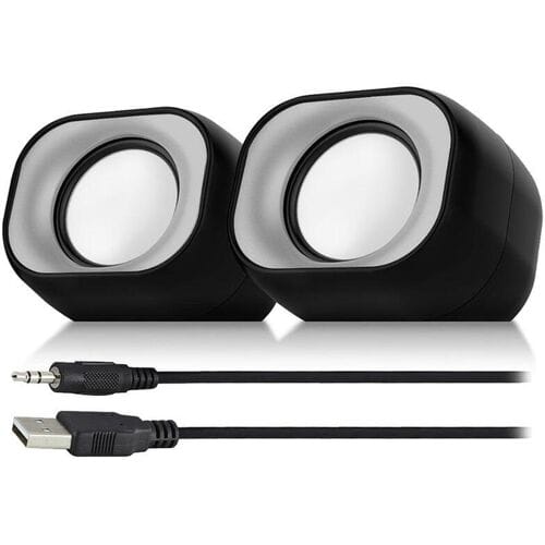 Eminent PC Speakerset 2.0 voor PC en laptop | Speakers voor PC| Voeding via USB | EM3513