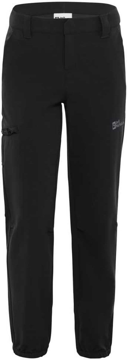 Jack Wolfskin Turbulence Broek Zwart 128 cm Kinderen