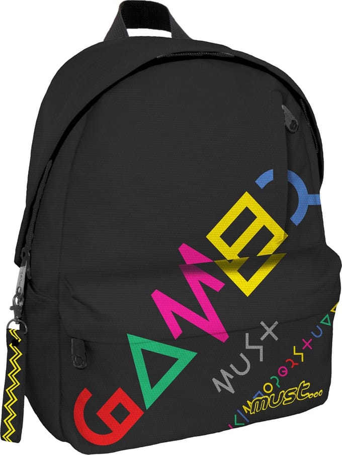 Must Rugzak, Gamer - 42 x 32 x 17 cm - Polyester