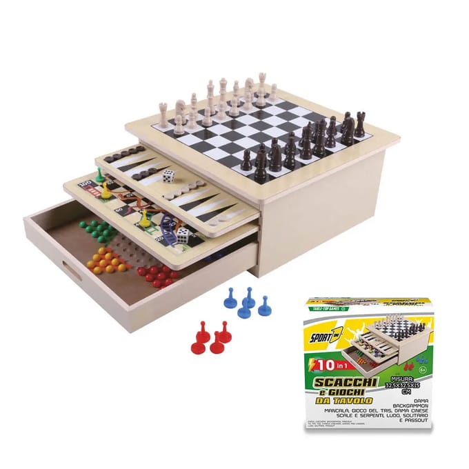 Schaken 10 in 1 Sport One