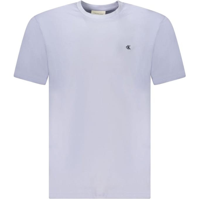Calvin Klein Ss Classic Monogram T-shirt Casual Blue Größe: M | Basic T-Shirts Outlet | Herren | Blau