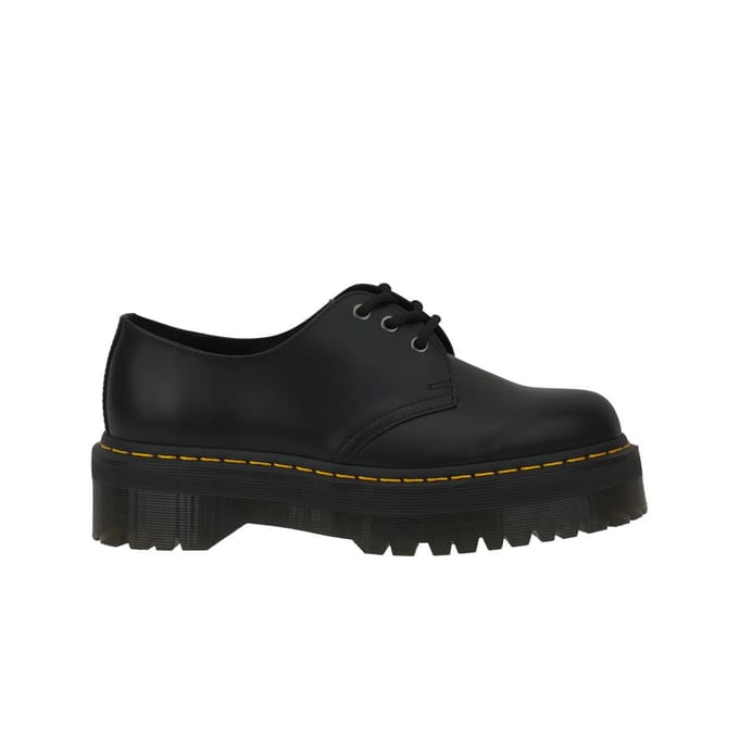 Dr. Martens 1461 Glad Leer Platform Zwart Unisex Sneakers 25567001 38 black