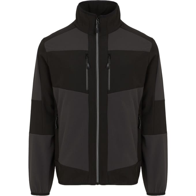 Regatta E-Volve 2-laags Soft Shell-jack voor volwassenen (As/Zwart)