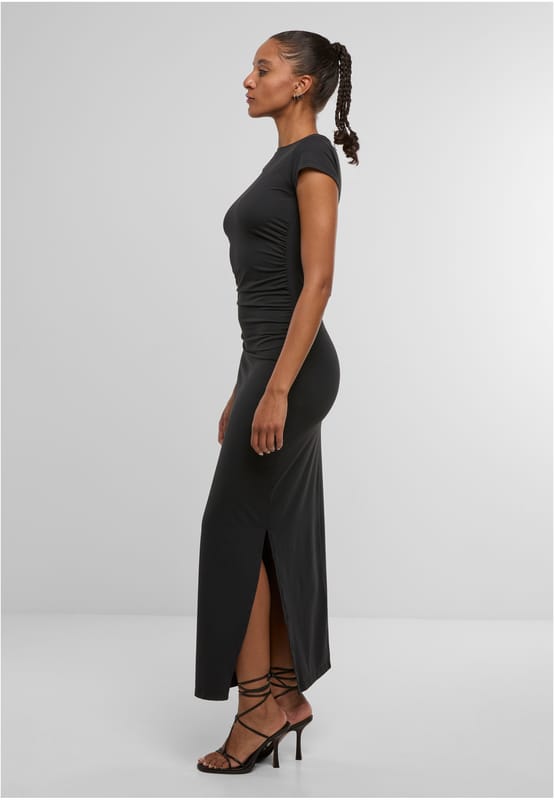 Urban Classics Maxi-jurk - Jersey Maxi-jurk - M - voor Vrouwen - zwart