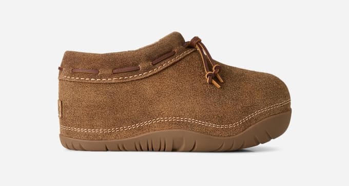 UGG® Bucked Clog in Brown, Size 7, Leather
