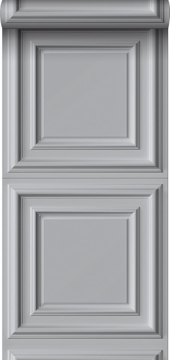 Origin Wallcoverings eco-texture vliesbehang wandpanelen grijs - 347814 - 50 cm x 9 m
