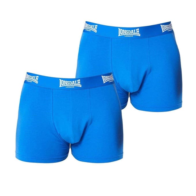 Lonsdale Boxershorts voor heren (Set van 2) (Blauw)