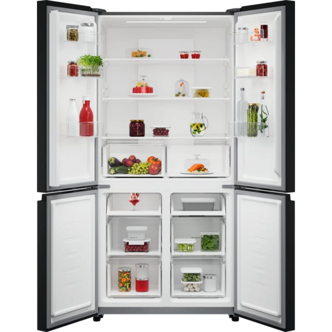 AEG 6000 TwinTech® NoFrost - Koel/vrieskast vrijstaand 190 cm Black VCM OM7MR601DB