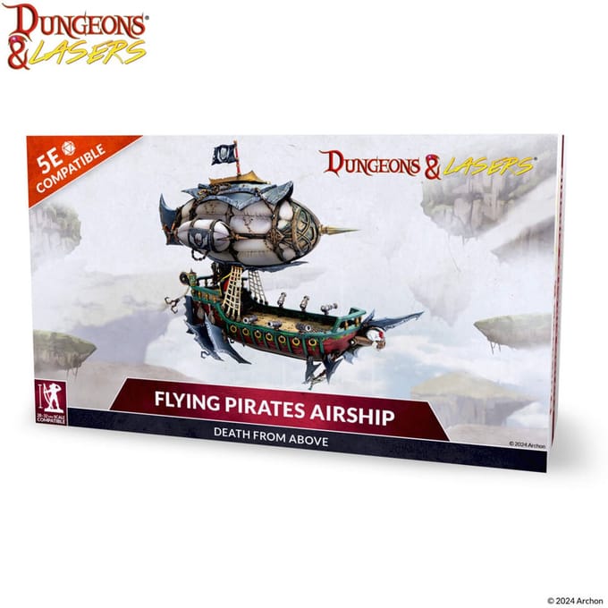 Dungeons & Lasers Deuslair: Flying Pirates Airship