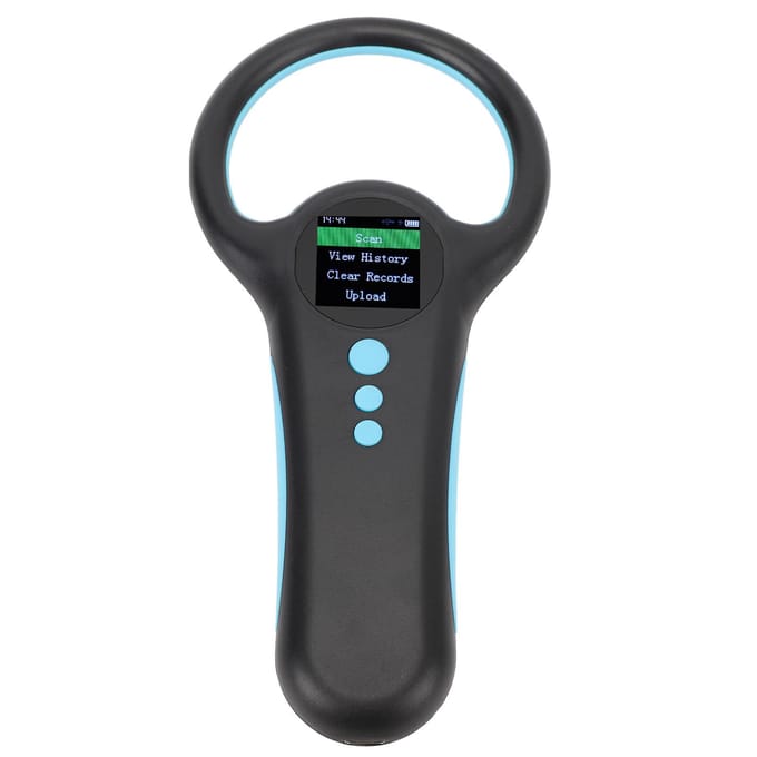 Huisdier Microchip Lezer 134.2K Dubbele Frequentie Chip Huisdier ID Scanner Oplaadbare Handheld Dier Tag black