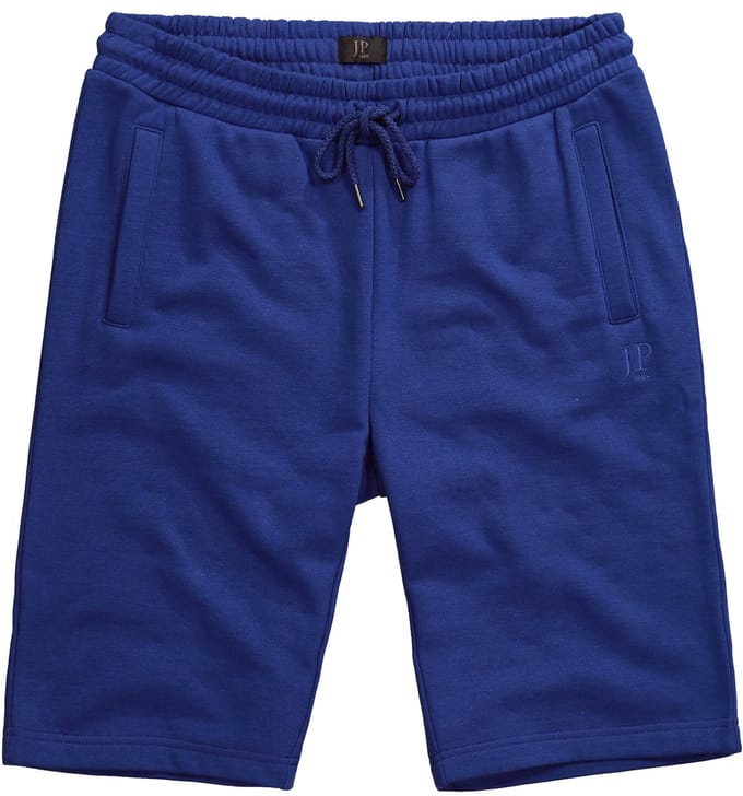 JP 1880 - Heren - Bermuda basic korte joggingbroek - Donker saffier - Maat L