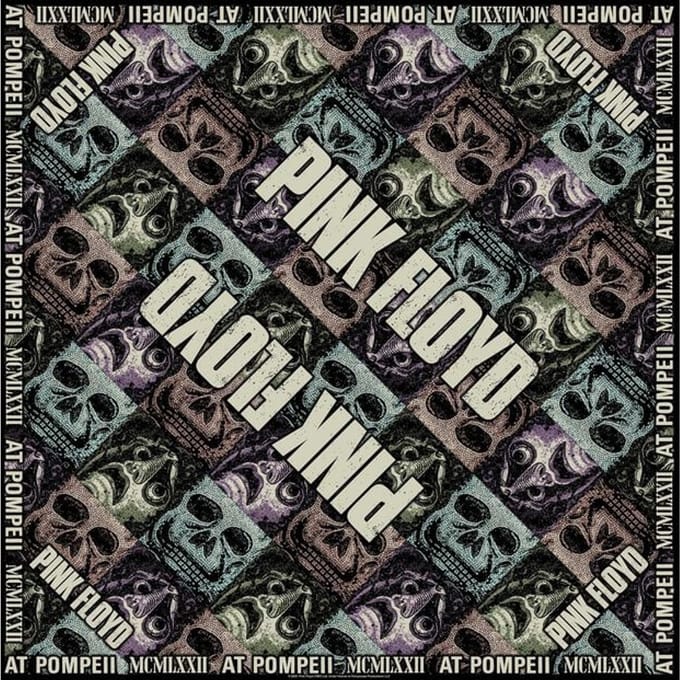 Pink Floyd Mosaics Unisex Doek - zwart - Standard