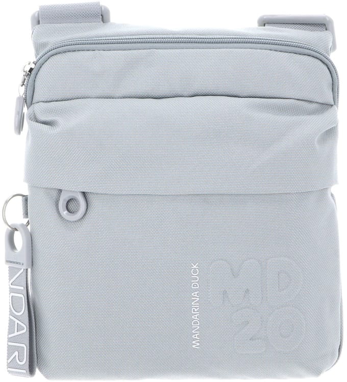 MANDARINA DUCK schoudertas MD20 Small Crossover Pearl Lichtgrijs